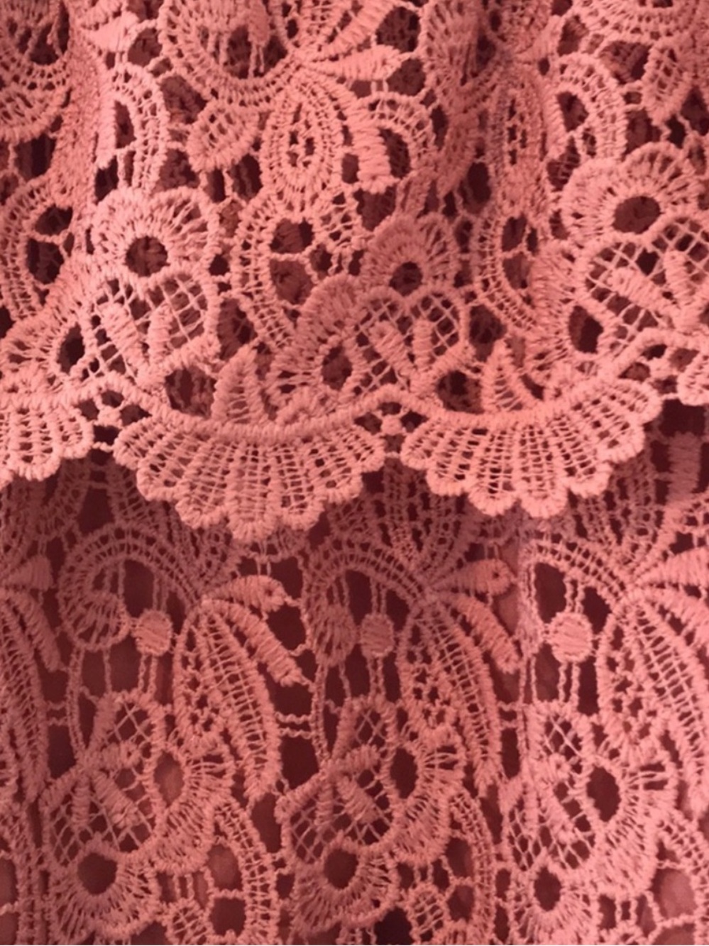 NA-KD Lace Off Shoulder Maxi Dress Dusty Rose Boho Romantic EU 40 Medium - Picture 7 of 13